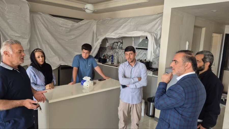 نظارت مستقیم رئیس کمیسیون عمران بر بازسازی تخریبهای ناشی از جنگ