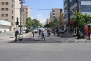 آسفالت معابر محله ۲۲ بهمن و بلوار باهنر کرج نوسازی شد