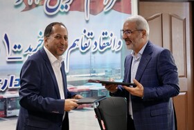 مراسم تحویل ۱۲ اتوبوس