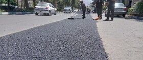 عملیات ترمیم ولکه گیری آسفالت با بهره گیری از روش PMS آغاز شد