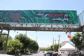 شهر کرج سیاه پوش ماتم عزای حسین (ع) شد