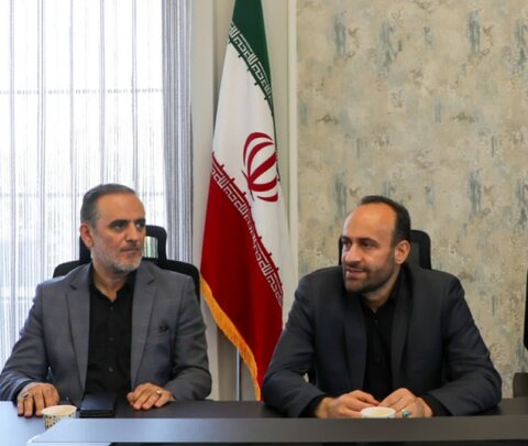 علی شیرینزاد و علیرضا رحیمی در بازدید از آتشنشانی