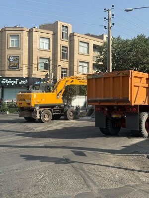 تداوم اقدامات عمرانی و بهسازی معابر منطقه ۷