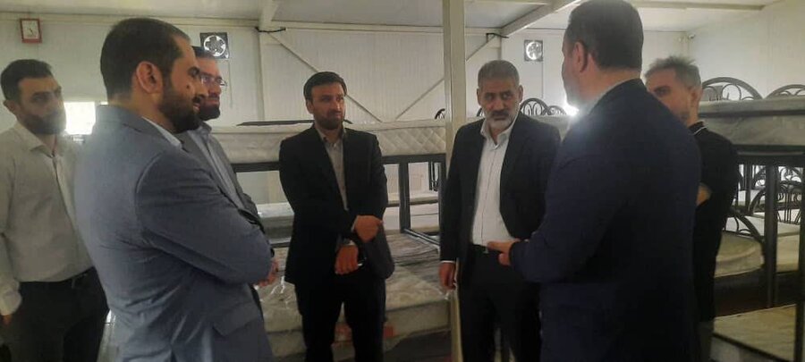 معاونان استانداری و دادستانی البرز از گرمخانه آقایان کرج بازدید کردند