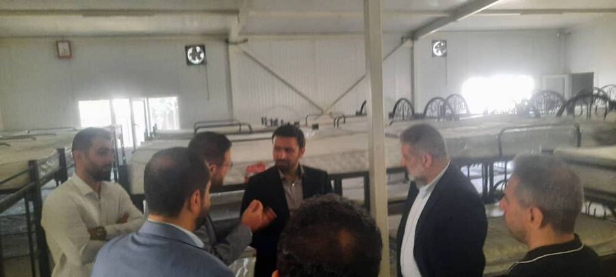 معاونان استانداری و دادستانی البرز از گرمخانه آقایان کرج بازدید کردند