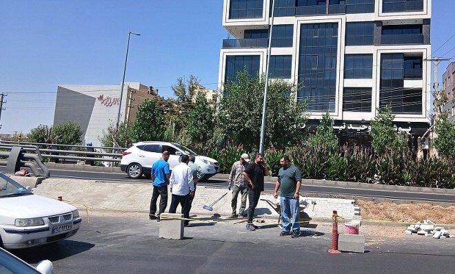 تداوم بازدیدهای میدانی مدیر منطقه ۸ شهرداری کرج برای بررسی مسائل شهری