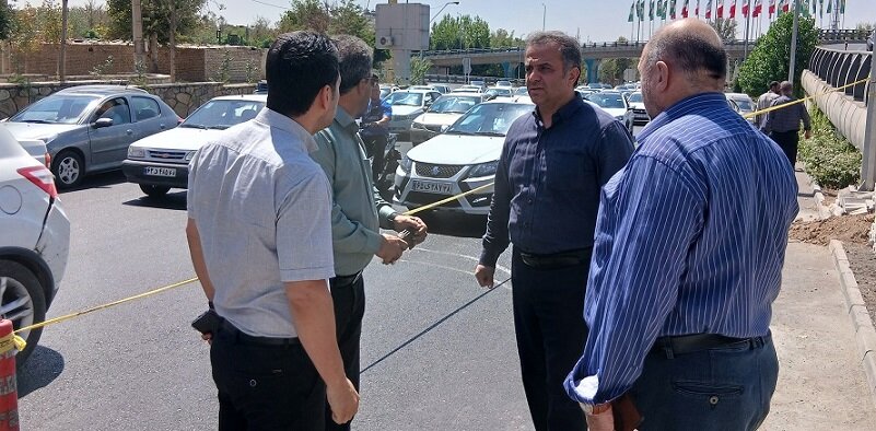 تداوم بازدیدهای میدانی مدیر منطقه ۸ شهرداری کرج برای بررسی مسائل شهری