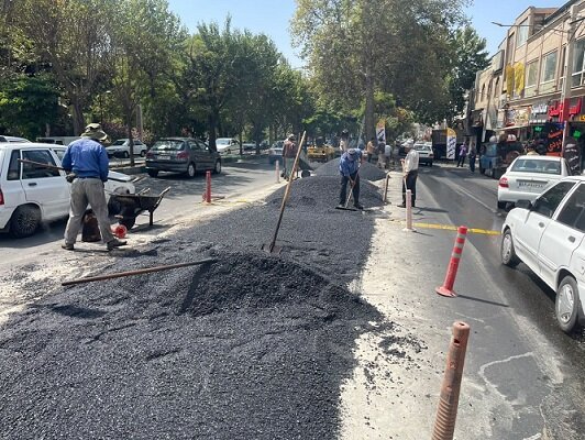 تداوم عملیات عمرانی در منطقه ۷