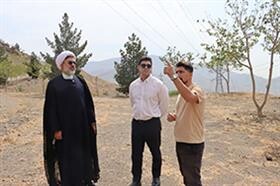 بازدید عضو شورای اسلامی شهر کرج از پروژه بیجی؛ گامی در مسیر ایجاد بزرگ‌ترین تفرجگاه کرج