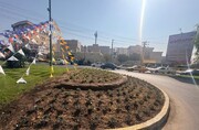 آغاز کاشت ۲۵۰۰ بوته گل فصلی در منطقه ۶ کرج / رنگ‌آمیزی مبلمان شهری و وسایل بازی در دستور کار