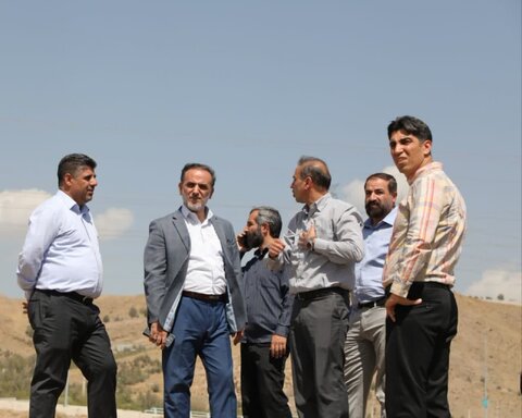 بازدید از پروژه باغستان ، آتشگاه