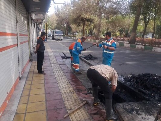 منطقه ۷ کرج به استقبال پاییز و بارشهای احتمالی رفت