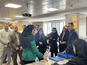 بازدید اعضای شورای شهر کرج از روند حذف پرونده‌های فیزیکی شهرداری