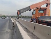ایمن‌سازی بزرگراه‌ها و نقاط حادثه‌خیز منطقه ۴ کرج؛ از نصب باتومی تا ساماندهی نیوجرسی‌ها