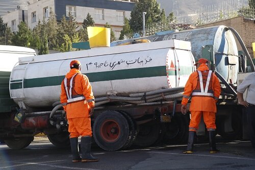 مانور عملیات زمستانی خدمات شهری کرج برگزار شد