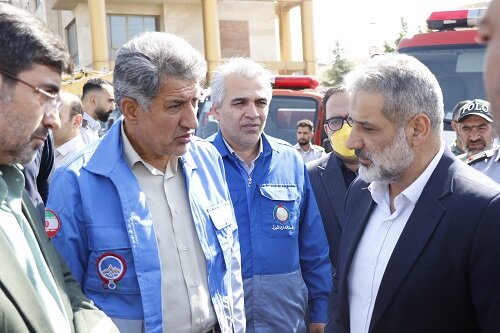 مانور عملیات زمستانی خدمات شهری کرج برگزار شد