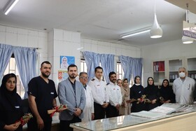 از سنگر نجات تا سنگر سلامت؛ تجلیل آتش‌نشانان کرج از پرستاران