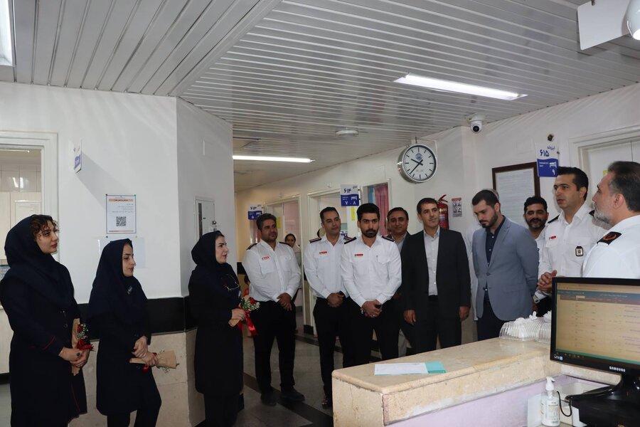 از سنگر نجات تا سنگر سلامت؛ تجلیل آتشنشانان کرج از پرستاران