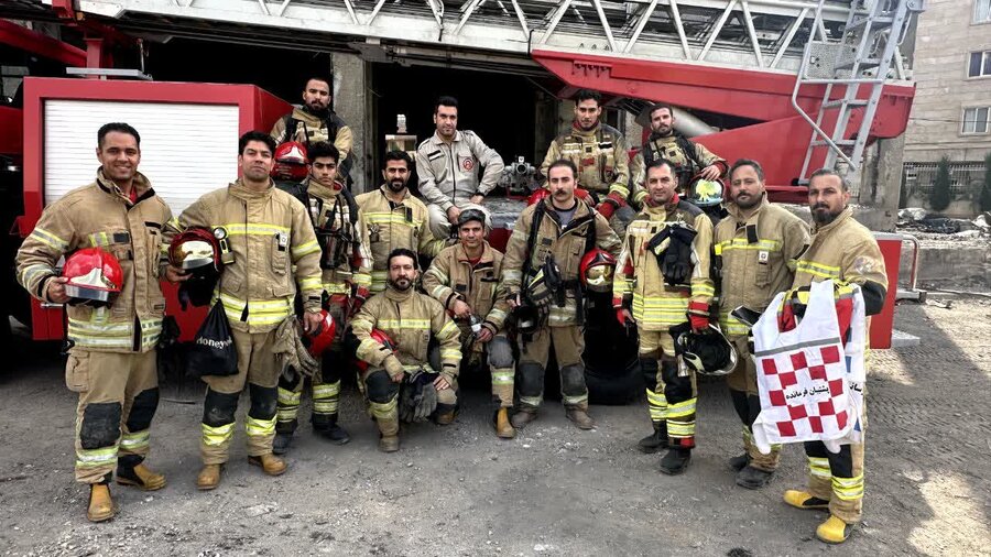 آمادگی در خط مقدم بحران؛ آرایش عملیاتی آتش‌نشانان کرج