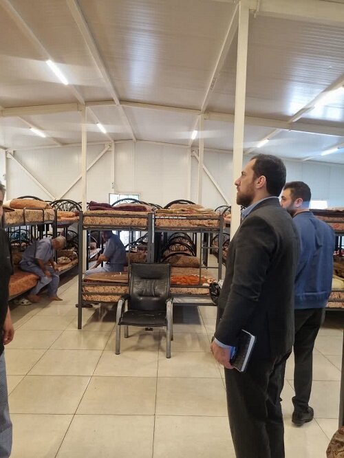 بازدید دادیار معاونت حقوق عامه دادستانی البرز از گرمخانه‌های بانوان و آقایان کرج
